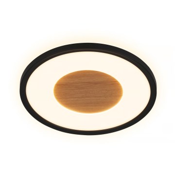 Brilo - LED taklampa SUFIT WOOD LED/18W/230V 3000K Ø 29 cm