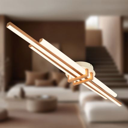 Brilo - LED taklampa TINKA LED/30W/230V 3000K kopparfärgad