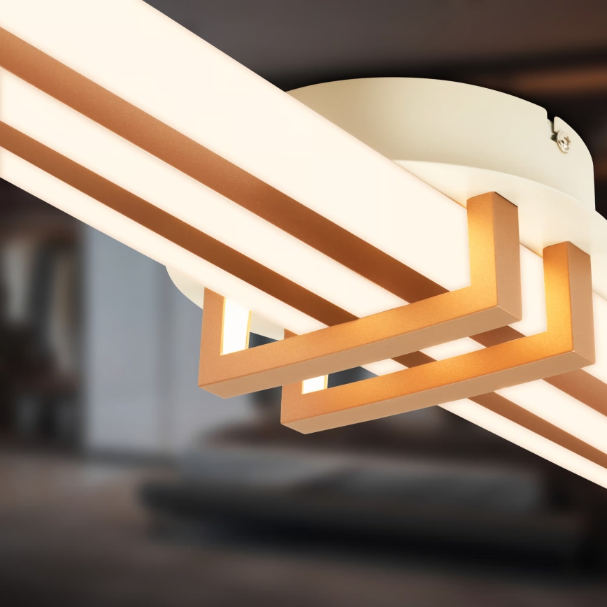 Brilo - LED taklampa TINKA LED/30W/230V 3000K kopparfärgad