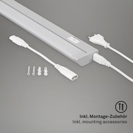 Brilo - LED underskåpsarmatur LED/6W/230V 2700/4000/6500K 54,5 cm silver