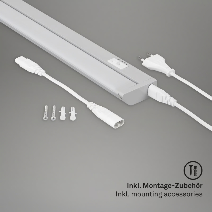 Brilo - LED underskåpsarmatur LED/6W/230V 2700/4000/6500K 54,5 cm silver