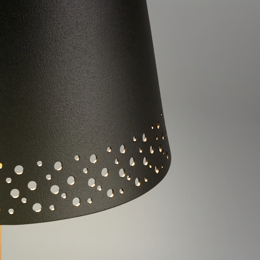 Brilo - dimbar uppladdningsbar beröringsstyrd utomhusbordslampa KIKI LED/2,6W/5V IP44 2600 mAh svart