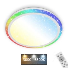 Brilo - RGBW Dimbar taklampa STARRY SKY LED/24W/230V 3000-6500K + fjärrkontroll