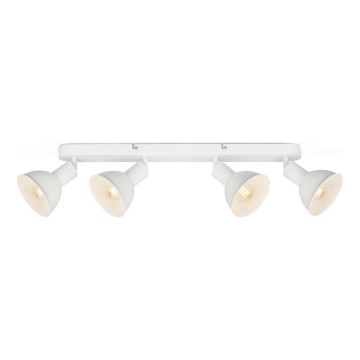 Brilo - Spotlight RETRO 4xE14/25W/230V vit