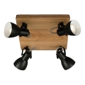 Brilo - Spotlight VINTAGE 4xGU10/35W/230V