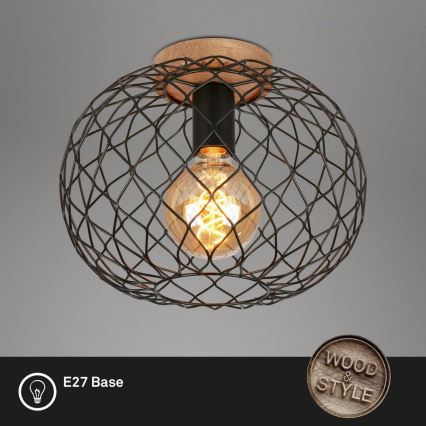 Brilo - Taklampa WINKI 1xE27/40W/230V gummiträd