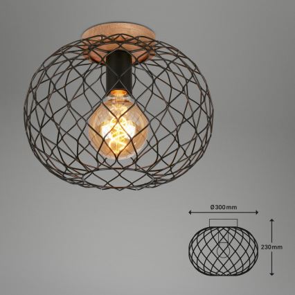 Brilo - Taklampa WINKI 1xE27/40W/230V gummiträd