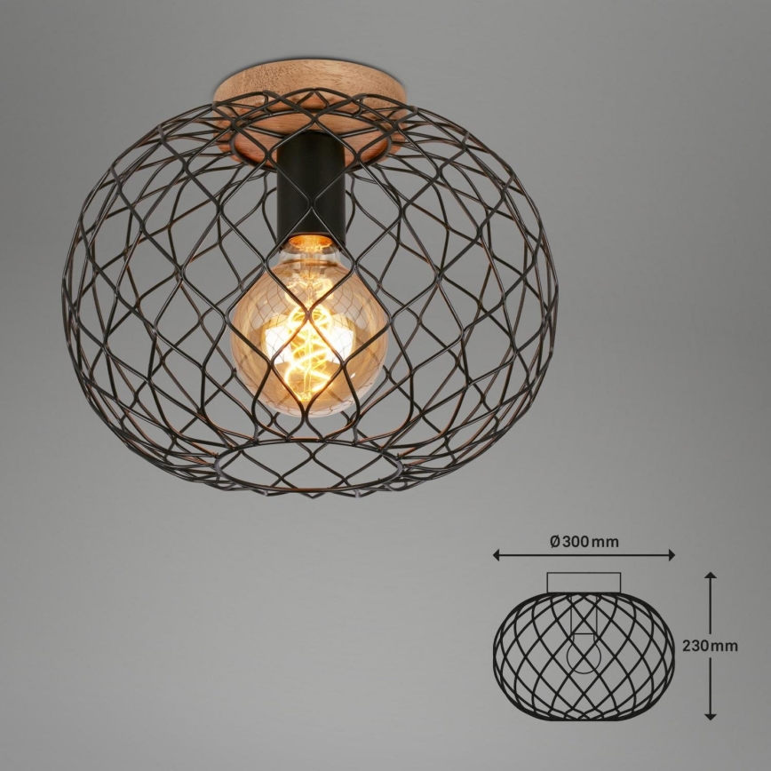 Brilo - Taklampa WINKI 1xE27/40W/230V gummiträd