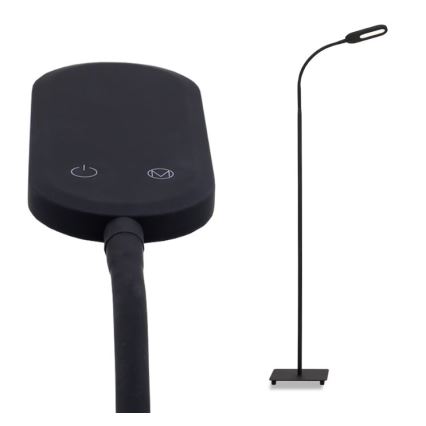 Briloner 1297-015 - LED dimbar flexibel golvlampa LED/6,6W/230V 3000K/4000K/6000K