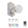 Briloner 2040-012 - Dimmbar LED RGB-spot LED/3,3 W/230 V + fjärrkontroll