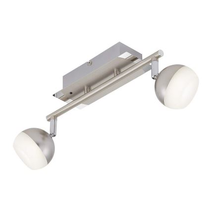 Briloner 2040-022 - LED RGB dimbar spotlight 2xLED/3,3W/230V + fjärrkontroll