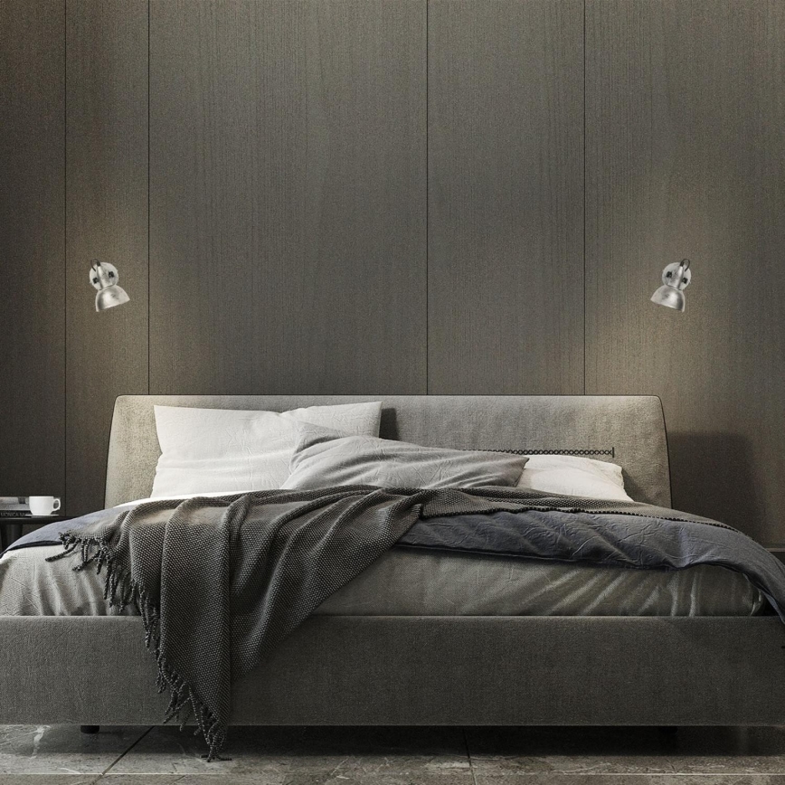 Briloner 2049-014 - Väggspotlight RETRO 1xE14/40W/230V grå