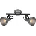 Briloner 2049-024 - Spotlight RETRO 2xE14/40W/230V grå