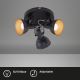 Briloner 2049-035R - Spotlight  SOFT 3xE14/40W/230V svart 