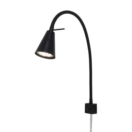 Briloner 2080-015 - LED vägglampa COMFORT LIGHT 1xGU10/5W/230V svart