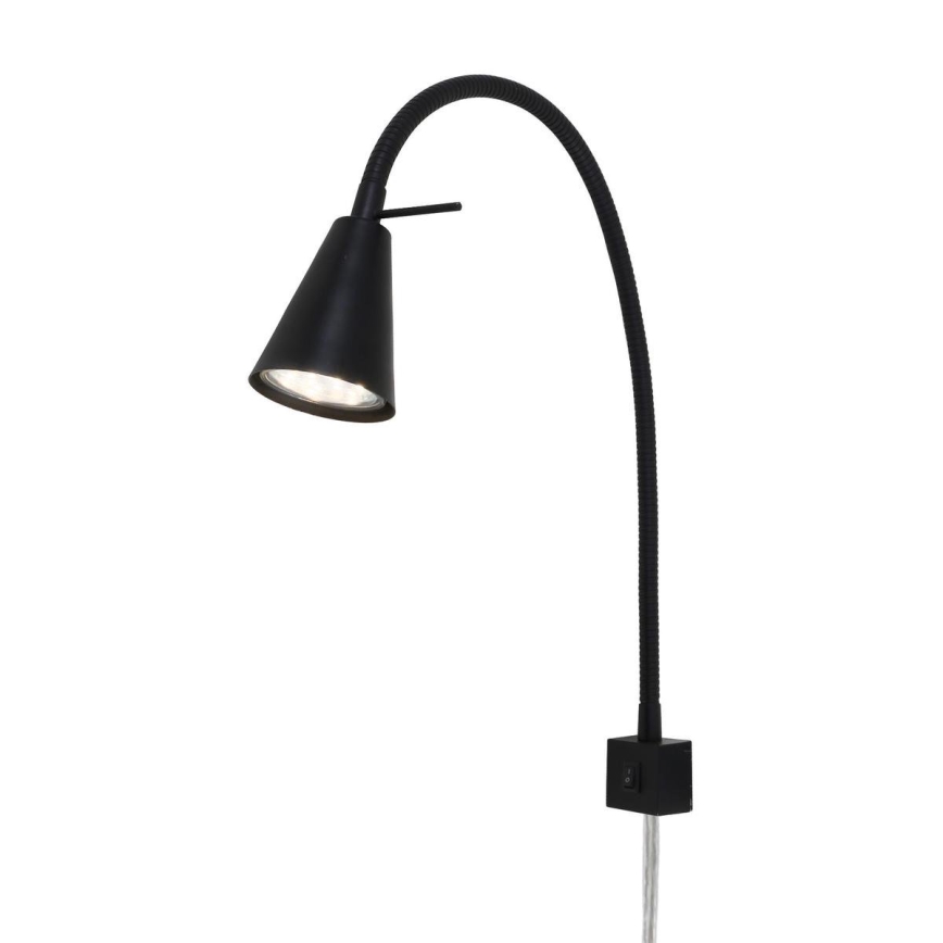 Briloner 2080-015 - LED vägglampa COMFORT LIGHT 1xGU10/5W/230V svart
