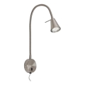 Briloner 2082-012 - LED flexibel vägglampa COMFORT LIGHT 1xGU10/5W/230V matt krom