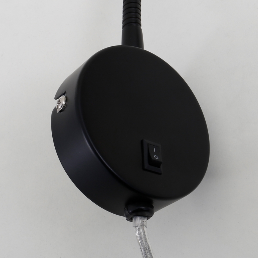 Briloner 2082-015 - LED vägglampa COMFORT LIGHT 1xGU10/5W/230V svart