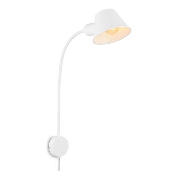 Briloner 2089-016 - Flexibel vägglampa BRELLO 1xE27/10W/230V vit
