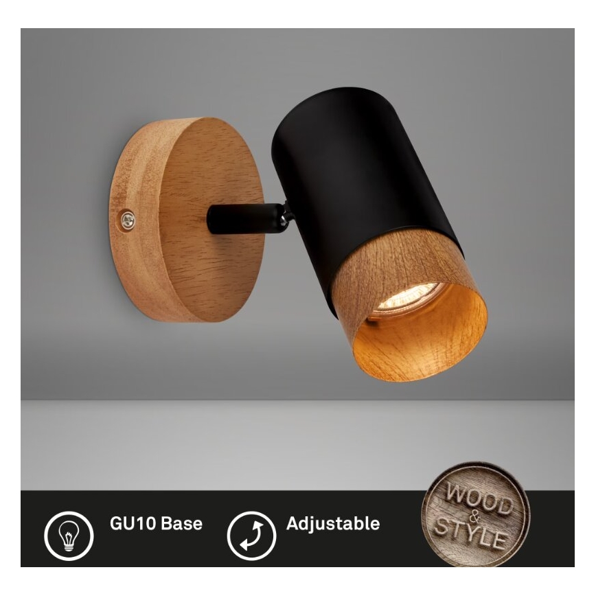 Briloner 2144015 - Väggspotlight SPOT 1xGU10/9W/230V