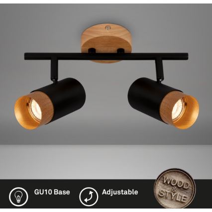 Briloner 2144025 - Spotlight SPOT 2xGU10/9W/230V