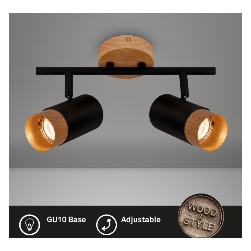 Briloner 2144025 - Spotlight SPOT 2xGU10/9W/230V