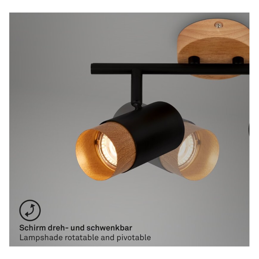 Briloner 2144025 - Spotlight SPOT 2xGU10/9W/230V