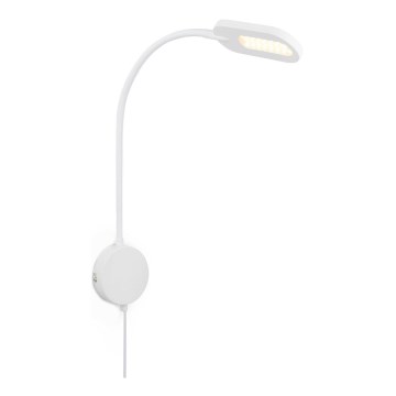 Briloner 2177016 - LED Ljusreglerad vägg flexibel lampa LED/6W/230V vit
