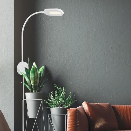 Briloner 2177016 - LED Ljusreglerad vägg flexibel lampa LED/6W/230V vit