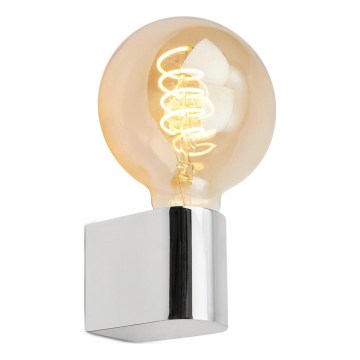 Briloner 2182-018 - Badrumsvägglampa DONGA 1xE27/10W/230V IP44 polerad krom