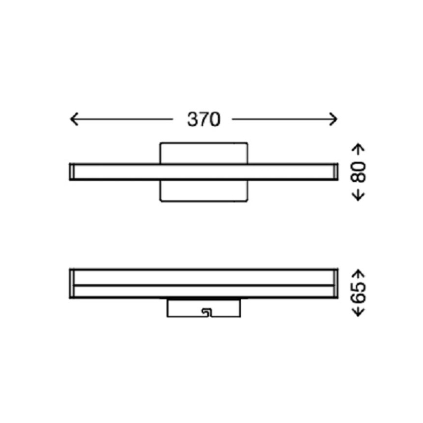 Briloner 2206-018 - LED badrumsspegelbelysning SPLASH LED/6W/230V IP23