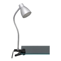 Briloner 2615-014P - LED-lampa med klämma GRIP LED/2,5W/230V silver