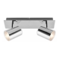 Briloner 2731-028 - Badrumsspot BANYO 2xGU10/5W/230V IP44 blank krom