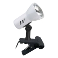 Briloner 2794/016P - Lampa med klämma 1xE14/40W/230V svart/vit