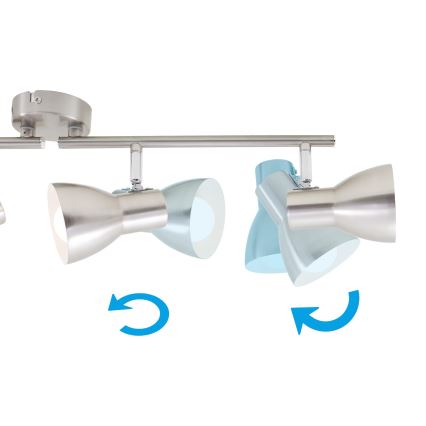 Briloner 2860-042 - Spotlight 4xE14/25W/230V