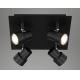 Briloner 2861-045 - LED spotlight  SPOT 4xGU10/5W/230V svart 