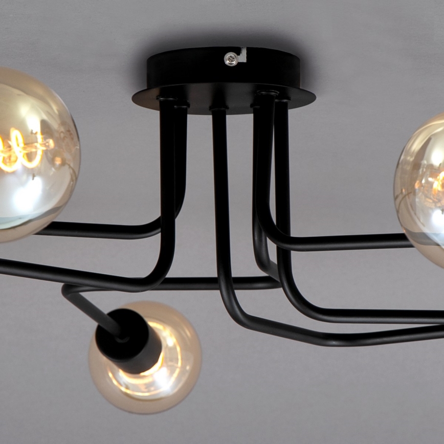 Briloner 2887-065 - Fäst ljuskrona FARETTO 6xE27/60W/230V