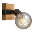 Briloner 2900-011 - Väggspotlight WOOD BASIC 1xE27/25W/230V