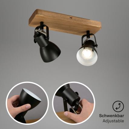 Briloner 2902-025 - Spotlight SPOT 2xGU10/35W/230V