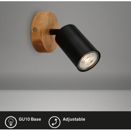 Briloner 2922-015 - Väggspotlight SPOT 1xGU10/9W/230V