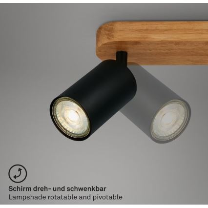 Briloner 2922-025 - Spotlight SPOT 2xGU10/9W/230V