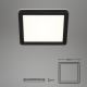 Briloner 3010-015 - LED taklampa LED/8W/230V 19x19 cm svart IP44
