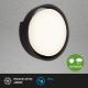 Briloner 3019-015 - LED vägglampa för utomhusbruk GENUA LED/18W/230V IP44 svart