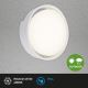 Briloner 3019-016 - LED vägglampa för utomhusbruk GENUA LED/18W/230V IP44 vit