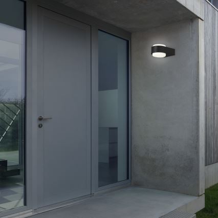 Briloner 3035-015 - LED Utomhus Vägglampa HANAU LED/6,5W/230V IP44 svart