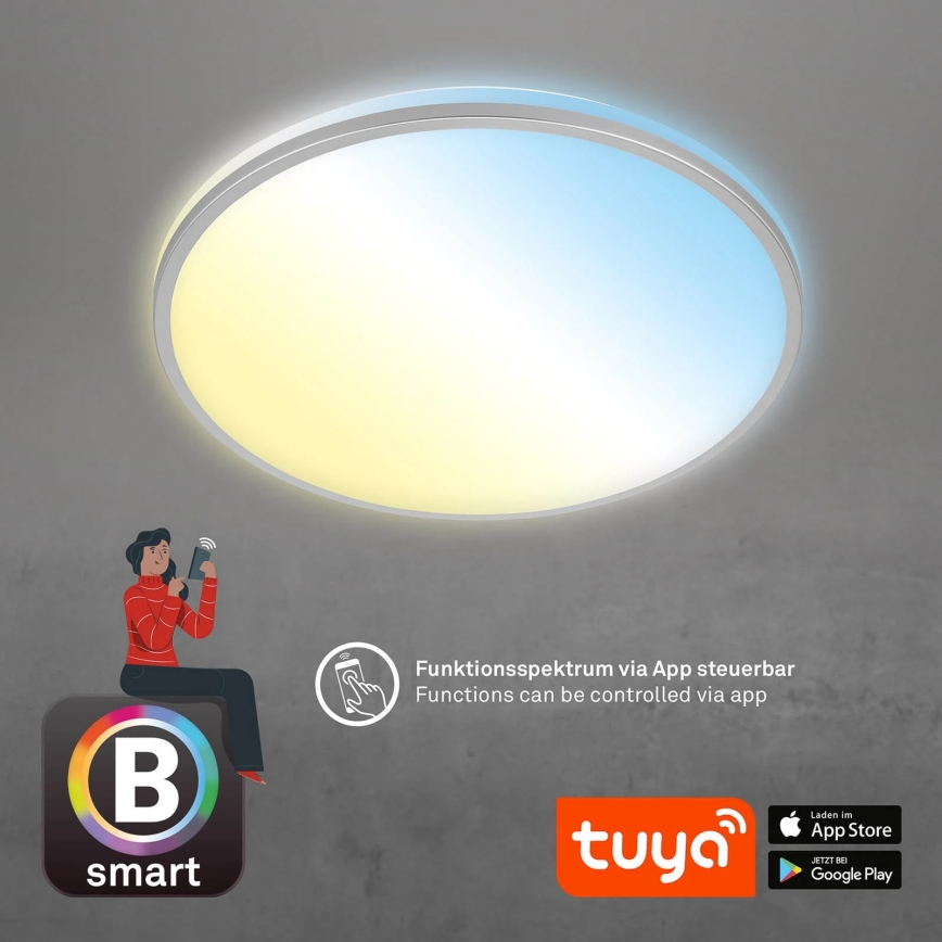Briloner 3065-014 - LED dimbar takarmatur IVY LED/42W/230V Wi-Fi Tuya Ø 49 cm + fjärrkontroll