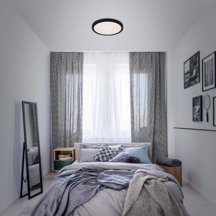 Briloner 3071-015 - LED taklampa RUNA LED/24W/230V svart