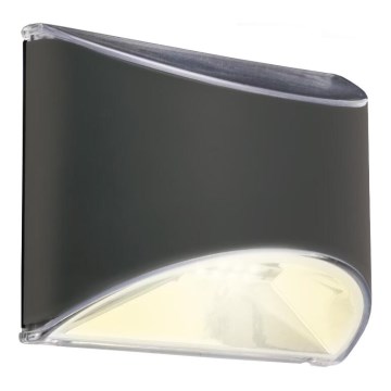 Briloner 3133015 - LED solcellsvägglampa LED/2W/3,7V IP44 3000K 300 mAh