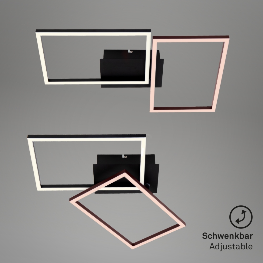 Briloner 3149-018 - LED Justerbar ljusstyrka fäst Ljuskrona  FRAME 2xLED/15W/230V + Fjärrkontroll