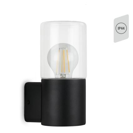 Briloner 320505TF - Vägglampa för utomhusbruk 1xE27/12W/230V IP44 svart